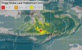 BMKG Laporkan Kondisi Gelombang Laut usai Terjadi Gempa M 7,9 di Wilayah Maluku