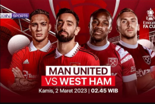 Inilah Skor Akhir Manchester United vs West Ham Dalam Laga FA Cup 2022-2023