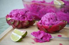 Resep Fruit Sorbet Buah Naga