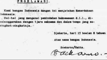 Wajib Tahu! Inilah Naskah Proklamasi Kemerdekaan Indonesia, dari yang Ditulis Tangan hingga Diketik