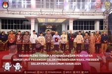 KPU Lakukan Pengundian Nomor Urut Pasangan Capres/Cawapres, Ini Hasilnya