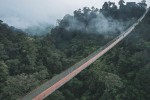 Jembatan Terpanjang se Asia Tengggara : Jembatan Gantung Situ Gunung
