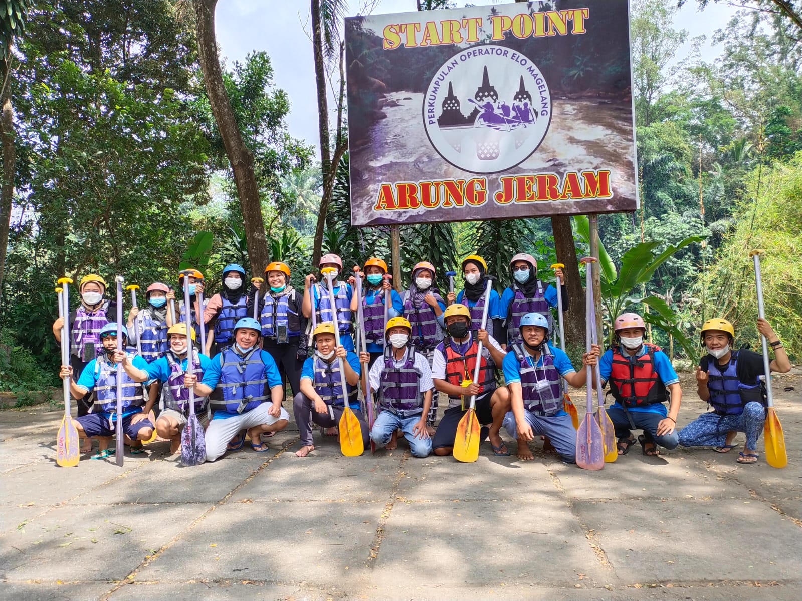 Menikmati Indahnya Body Rafting di Sungai Elo Magelang Dengan Suasana yang Sejuk 