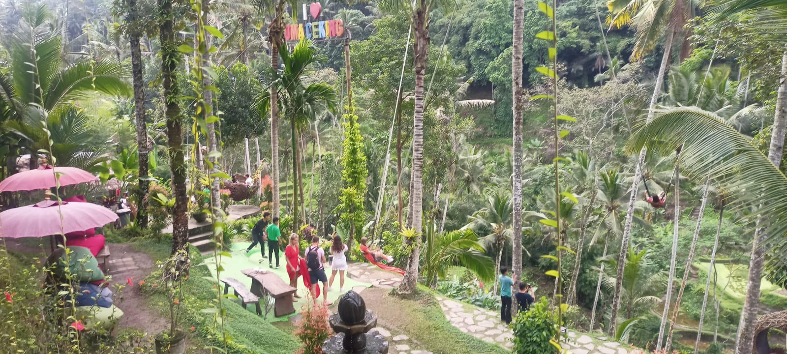 Paparan Wisata Sawah Berundak Ubud Bali