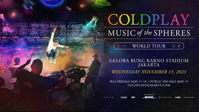 Siap Word Tour in Jakarta!, Cek Harga Tiket Konser Coldplay