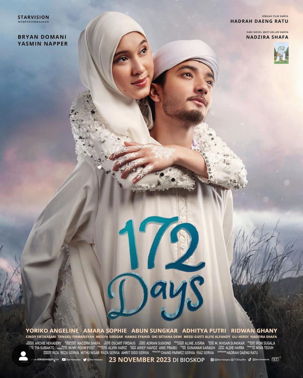 Sinopsis dan Daftar Pemeran Film 172 Days, Kisah Cinta Nadzira Shafa dan Ameer Azzikra
