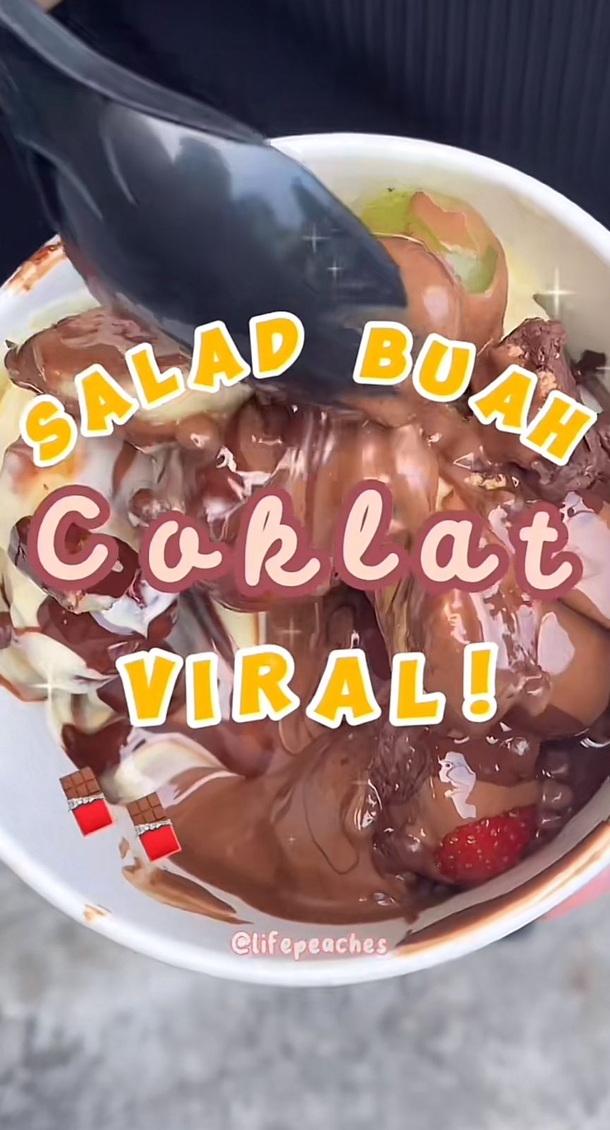 Resep Masakan, Cara Membuat Salad Buah Saus Coklat Ala Malaysia